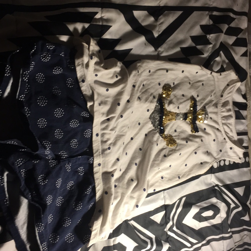 Tank top matching set shorts